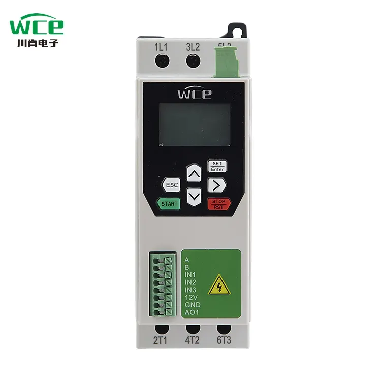 3 ফেজ 380V বাইপাস সফট স্টার্টার 1 এইচপি 0.75kW এ নির্মিত