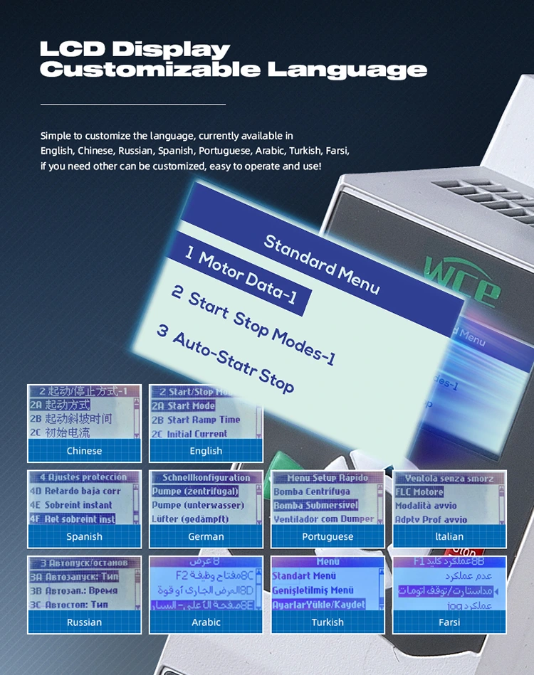 3 Phase 220V 380V 690V 18.5KW 25HP Built in Bypass Soft Starter